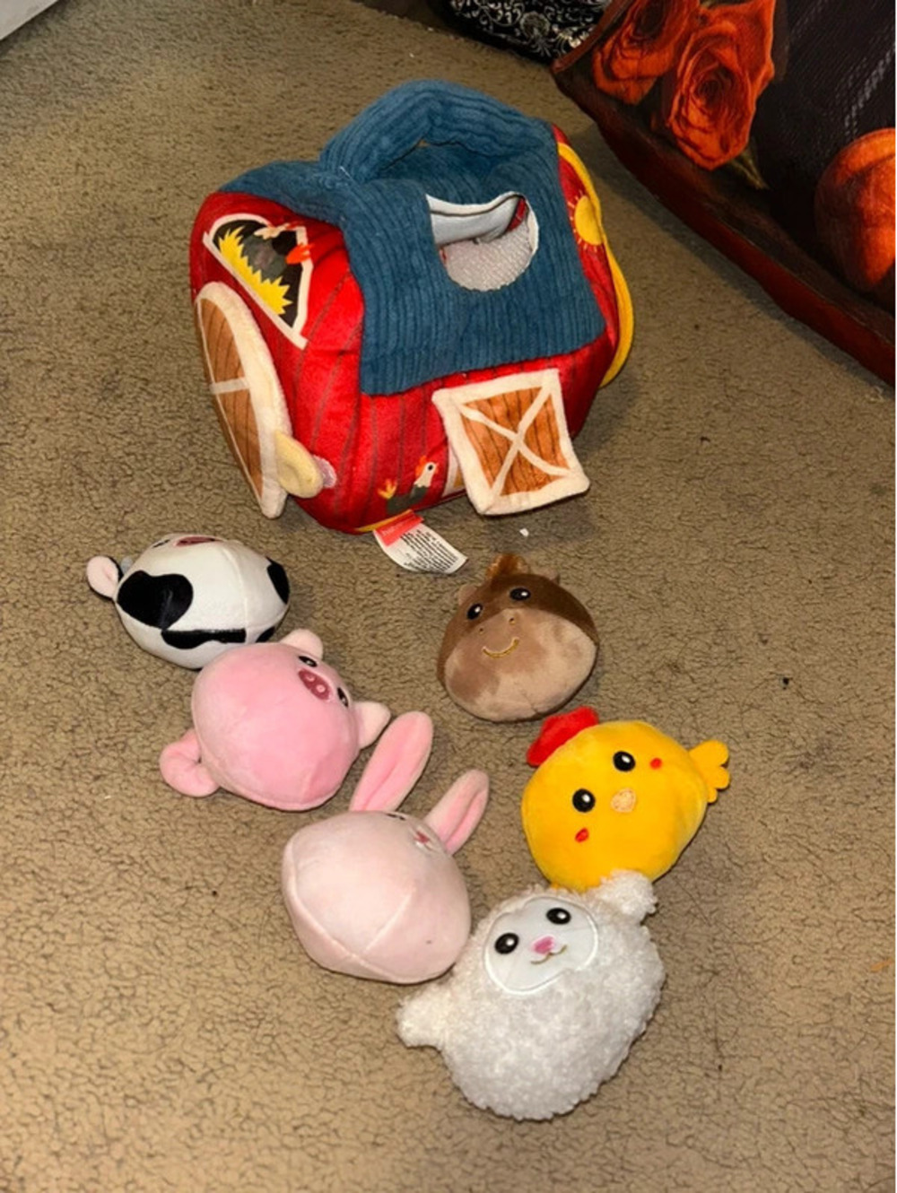 Haha land plush barn toy